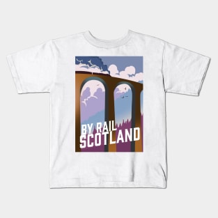 By Rail Scotland Kids T-Shirt